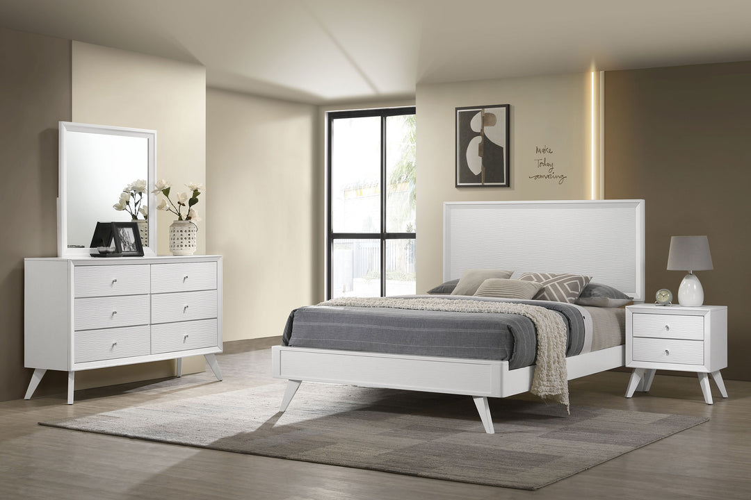 Janelle 4-piece California King Bedroom Set White