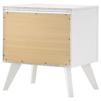 Janelle 2-drawer Nightstand White