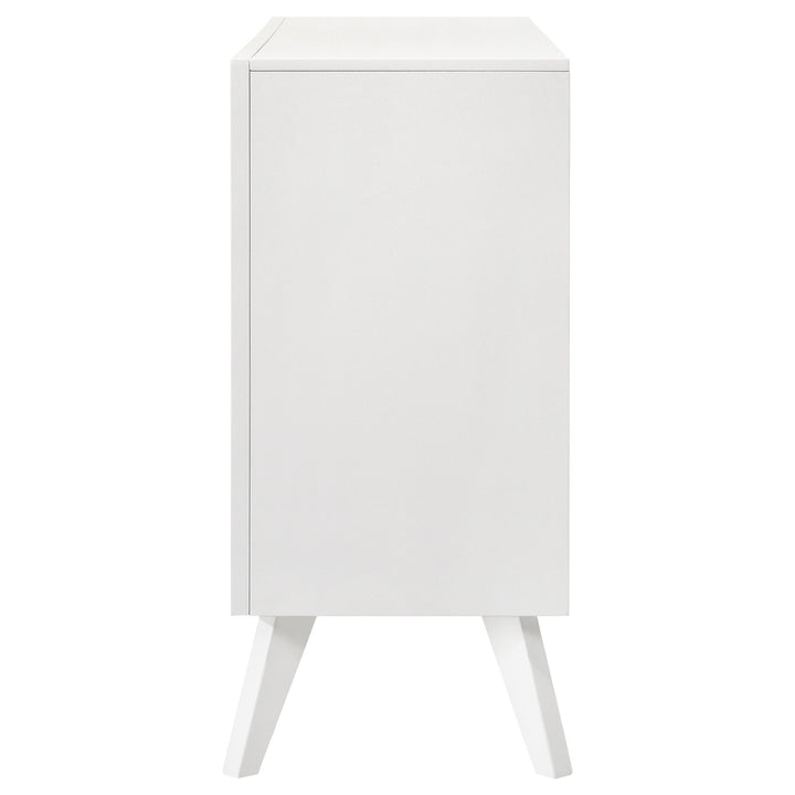 Janelle 6-drawer Dresser White