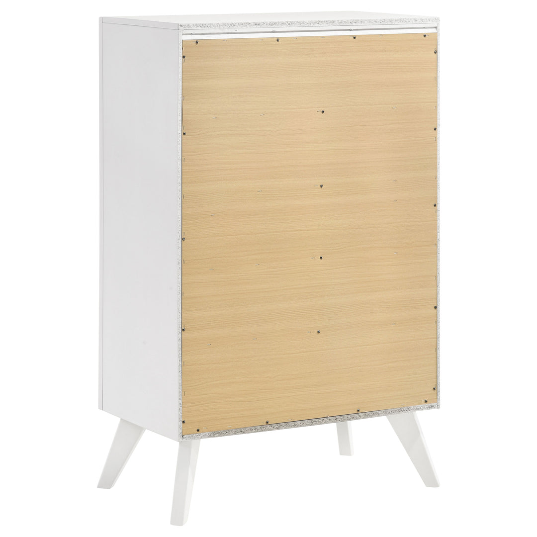 Janelle 5-drawer Bedroom Chest White