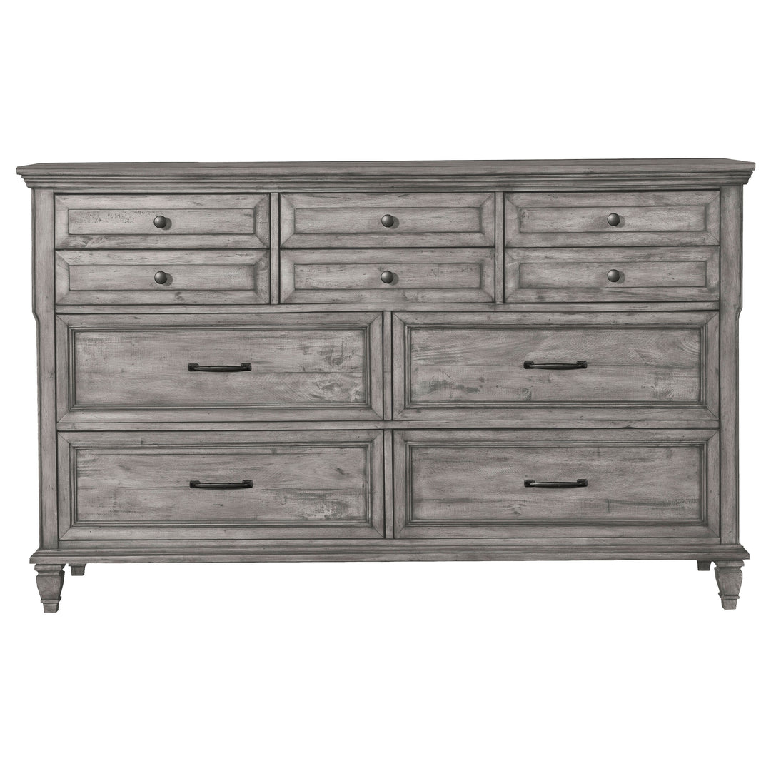 Avenue 4-piece California King Bedroom Set Weathered Grey