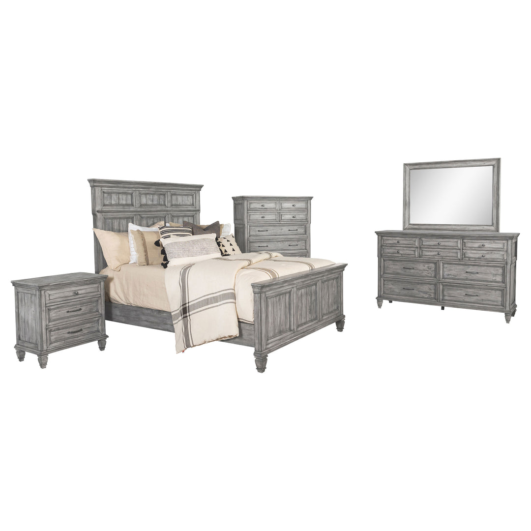 Avenue 5-piece California King Bedroom Set Weathered Grey