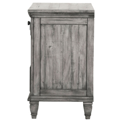 Avenue 3-drawer Nightstand Weathered Grey