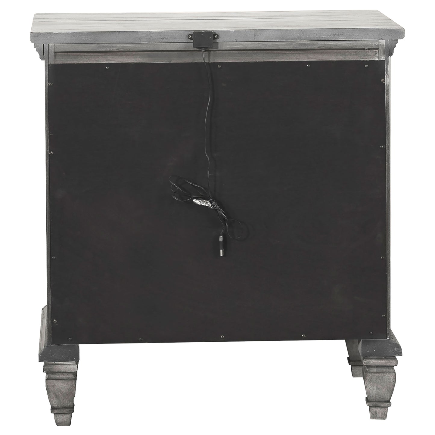 Avenue 3-drawer Nightstand Weathered Grey