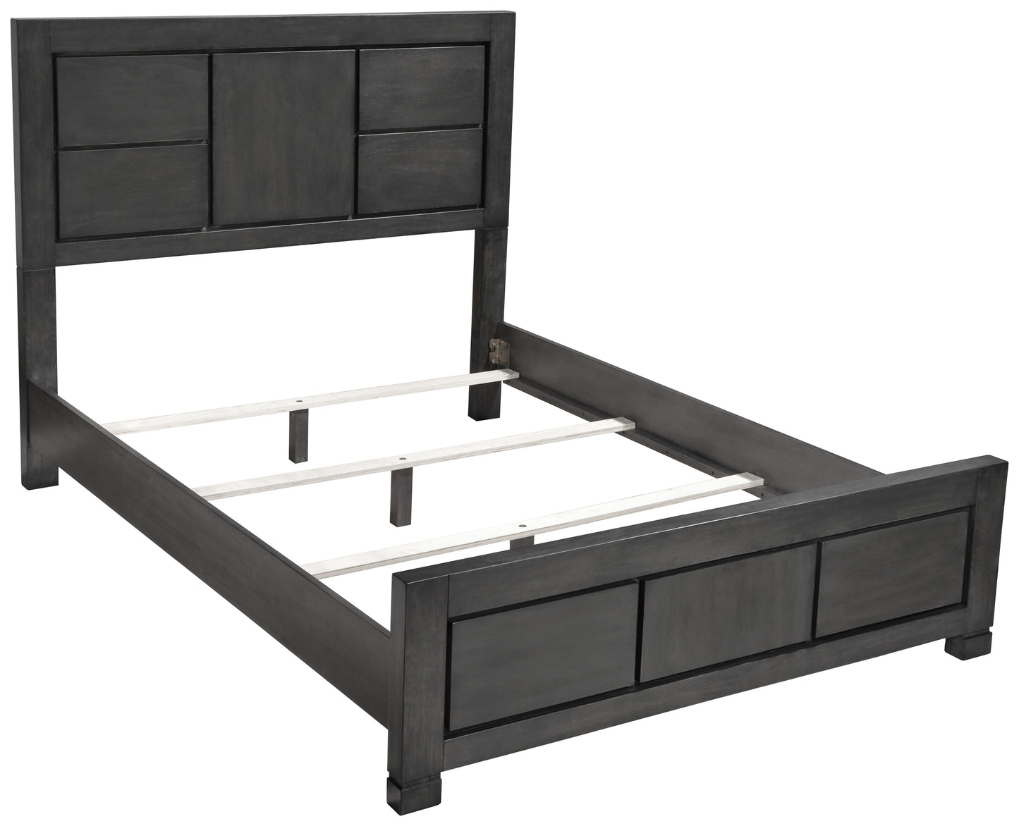 Lorenzo Bedroom Set Dark Grey