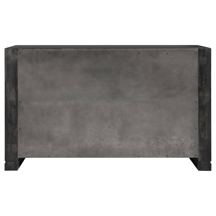 Lorenzo 6-drawer Dresser Dark Grey