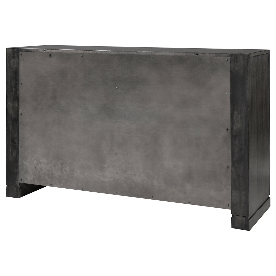 Lorenzo 6-drawer Dresser Dark Grey