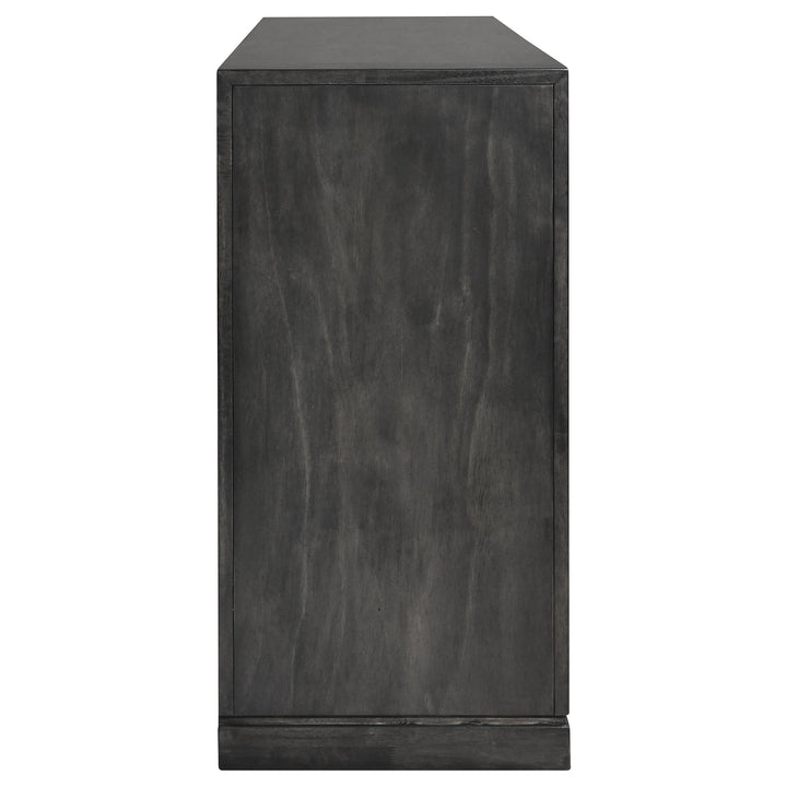 Lorenzo 6-drawer Dresser Dark Grey