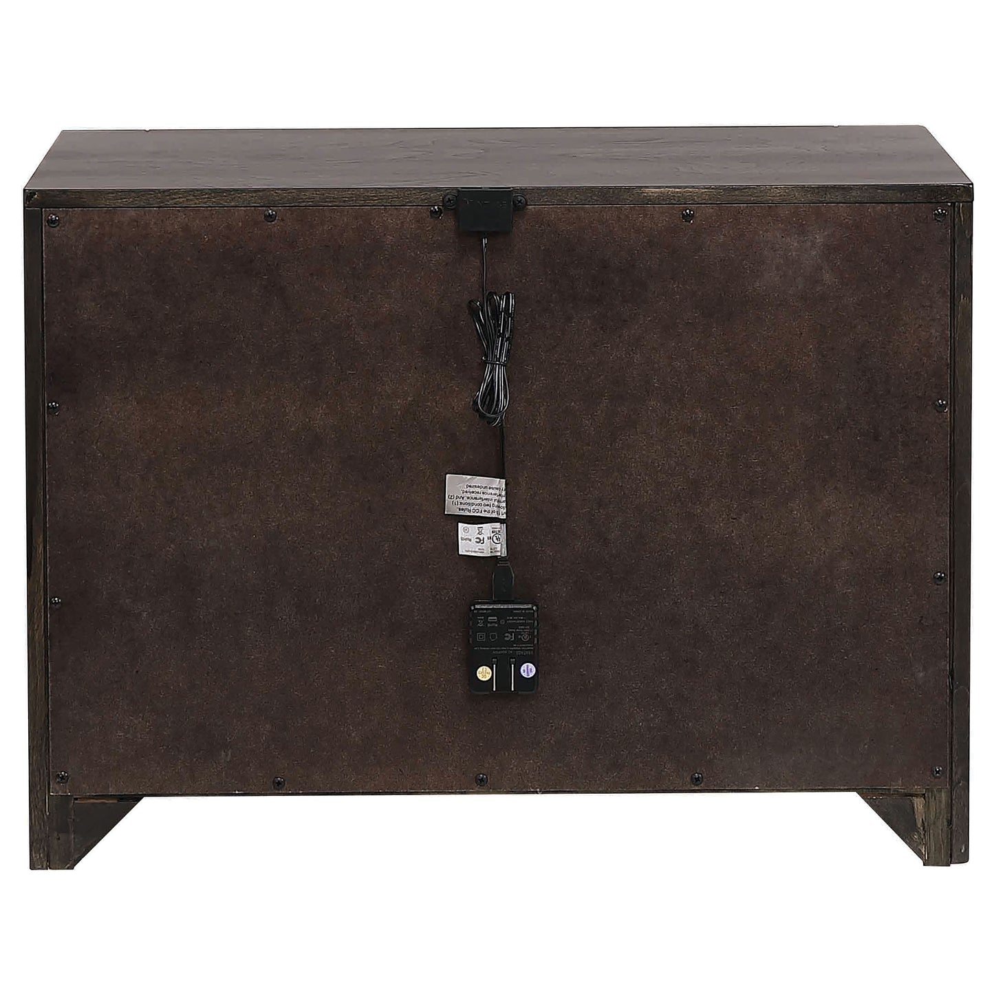 Azalia 2-drawer Nightstand Walnut