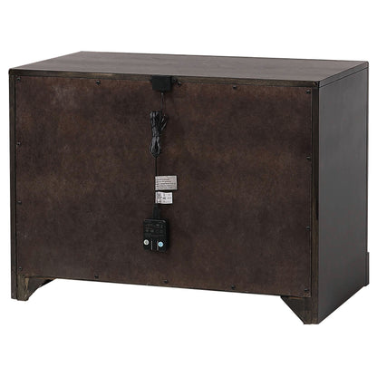 Azalia 2-drawer Nightstand Walnut