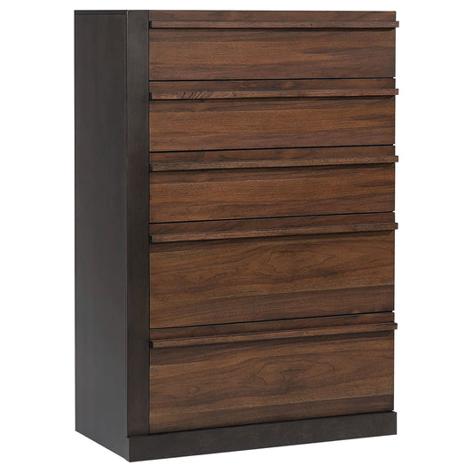 Azalia 5-drawer Bedroom Chest Walnut