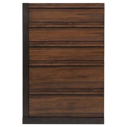 Azalia 5-drawer Bedroom Chest Walnut