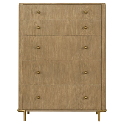 Arini 5-drawer Bedroom Chest Sand Wash