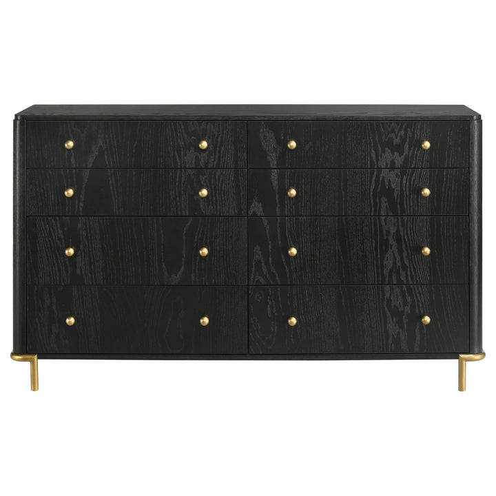 Arini 8-drawer Dresser Black