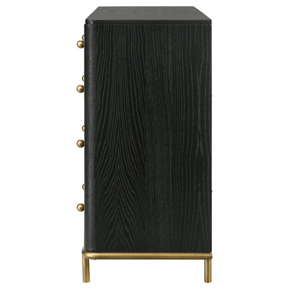 Arini 8-drawer Dresser Black