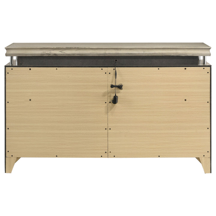 Giselle 8-drawer Dresser Rustic Beige