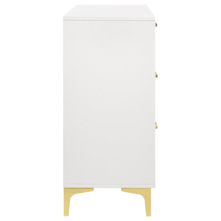 Kendall 6-drawer Dresser White