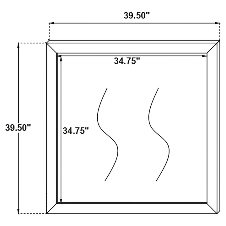 Kendall Dresser Mirror White