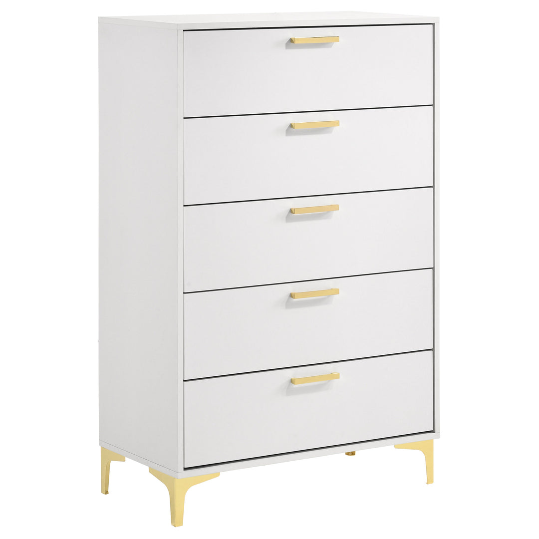 Kendall 5-drawer Bedroom Chest White