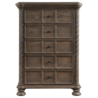 Emmett 5-drawer Bedroom Chest Walnut