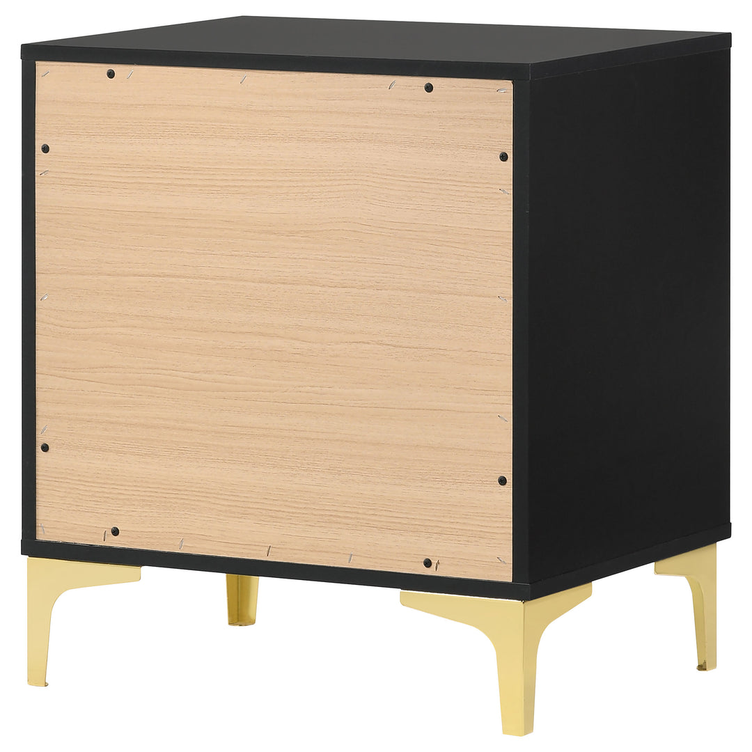 Kendall 2-drawer Nightstand Black