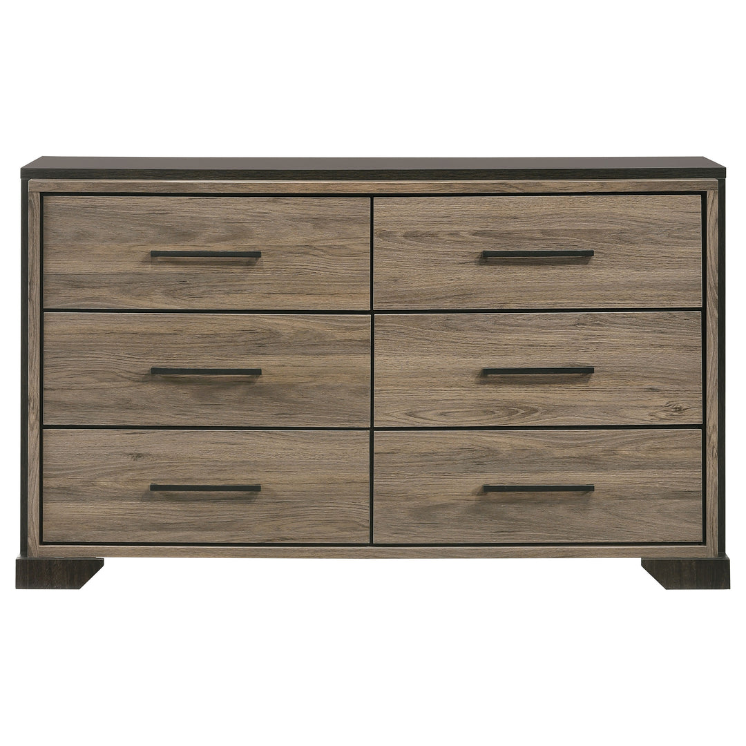 Baker 6-drawer Dresser Light Taupe