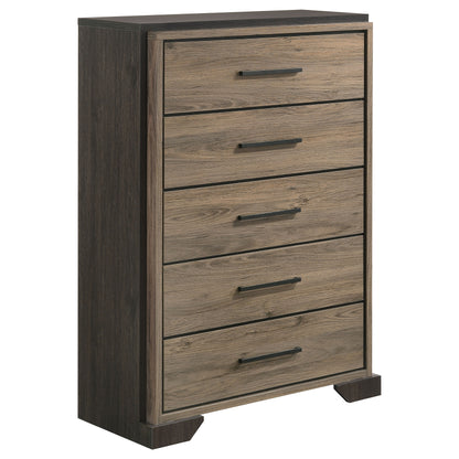 Baker 5-drawer Bedroom Chest Light Taupe