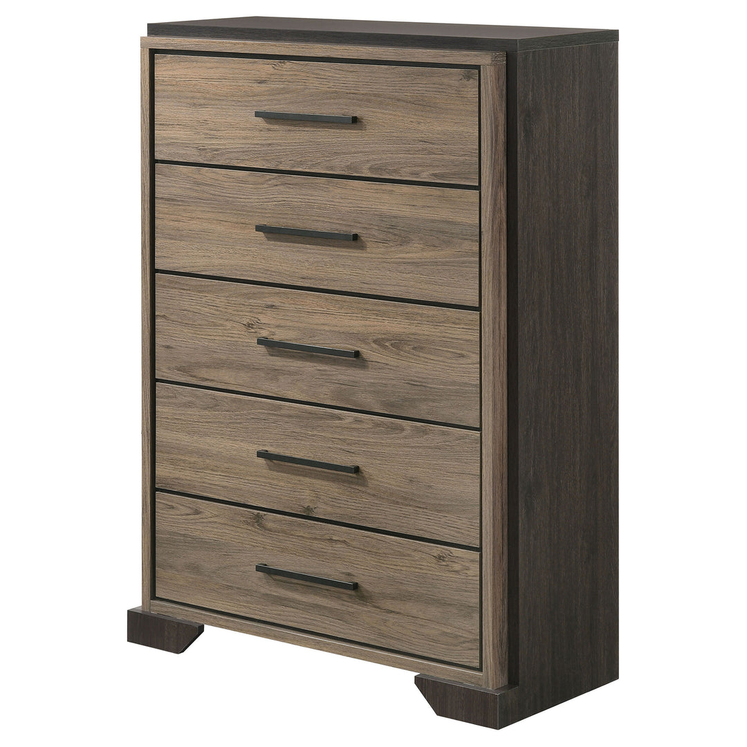 Baker 5-drawer Bedroom Chest Light Taupe