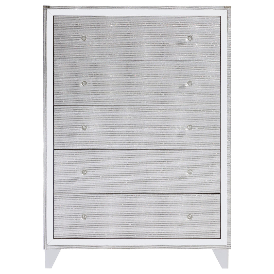 Larue 5-drawer Bedroom Chest Silver