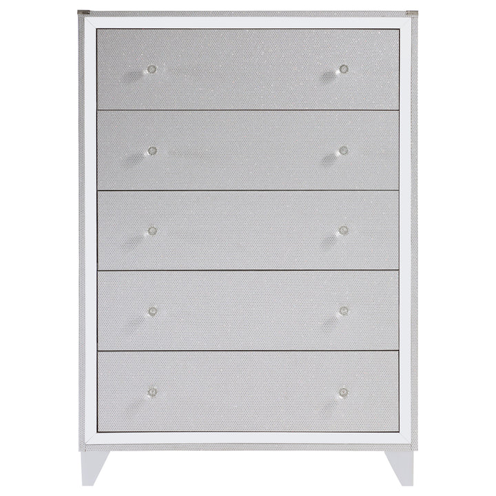 Larue 5-drawer Bedroom Chest Silver