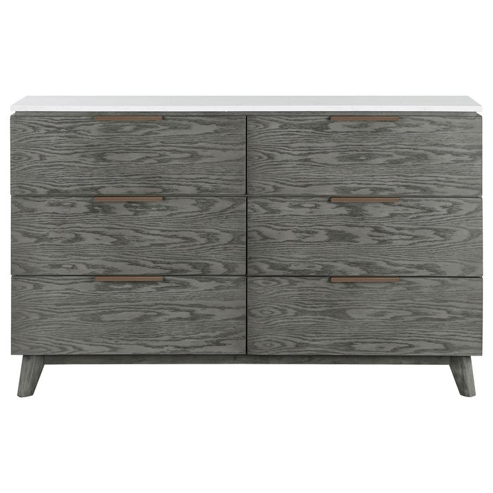 Nathan 4-piece California King Bedroom Set Grey