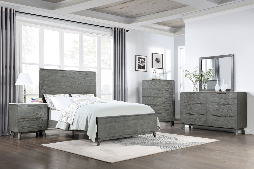 Nathan 5-piece California King Bedroom Set Grey