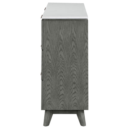 Nathan 6-drawer Dresser Grey