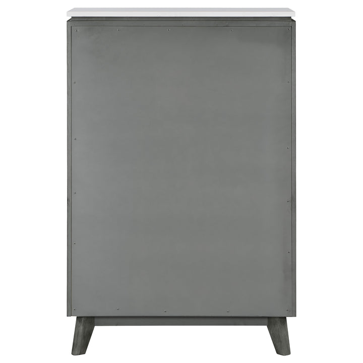 Nathan 5-drawer Bedroom Chest Grey