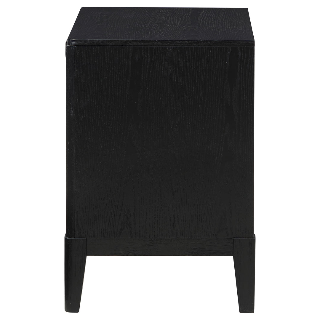 Brookmead 2-drawer Nightstand Black