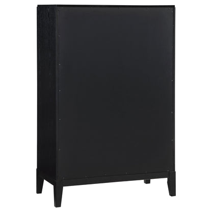 Brookmead 5-drawer Bedroom Chest Black