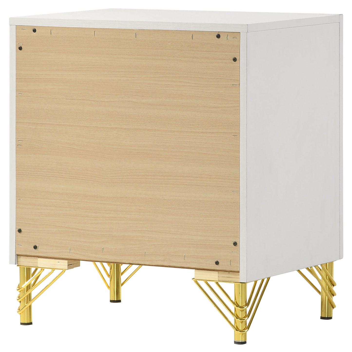 Lucia 2-drawer Nightstand White