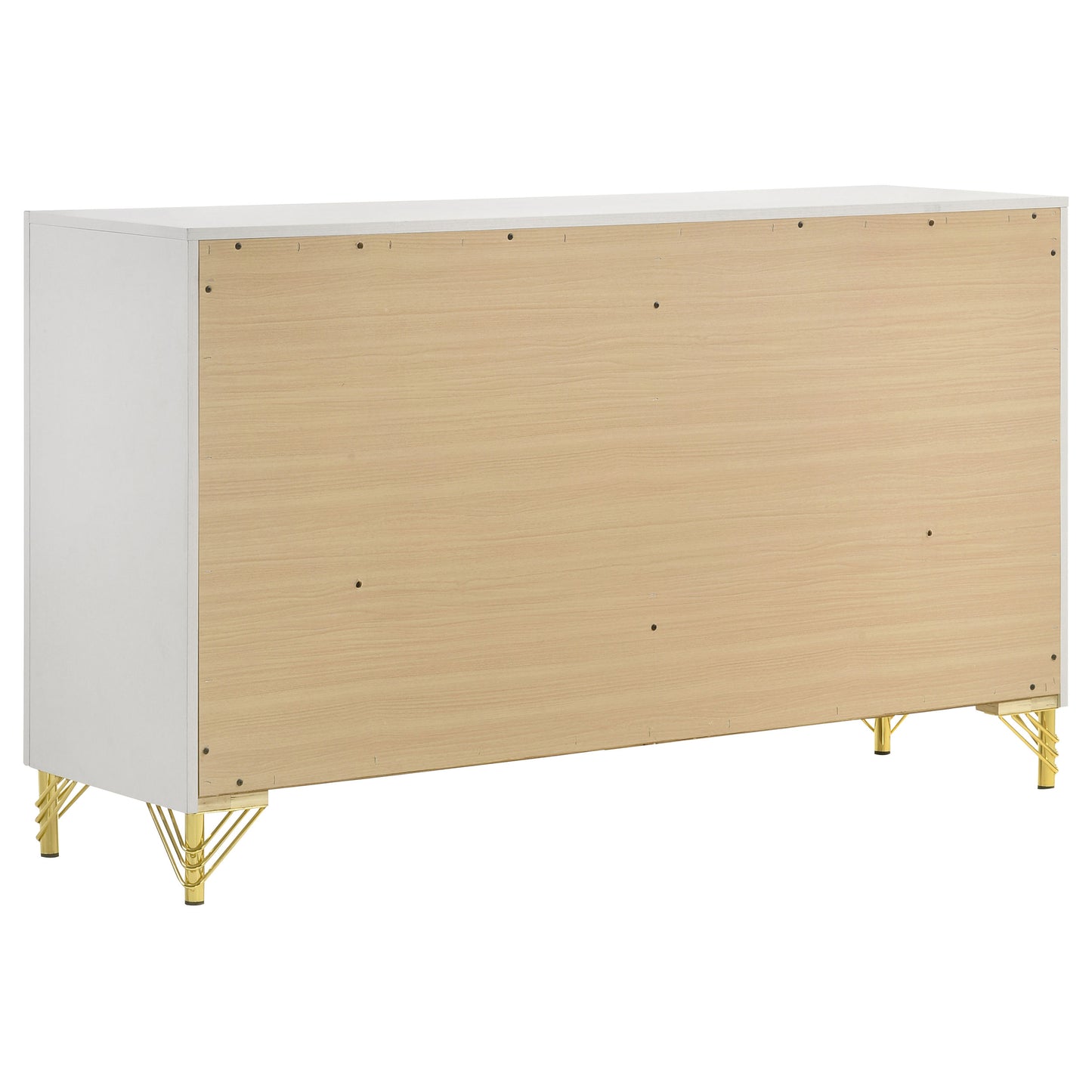 Lucia 6-drawer Dresser White