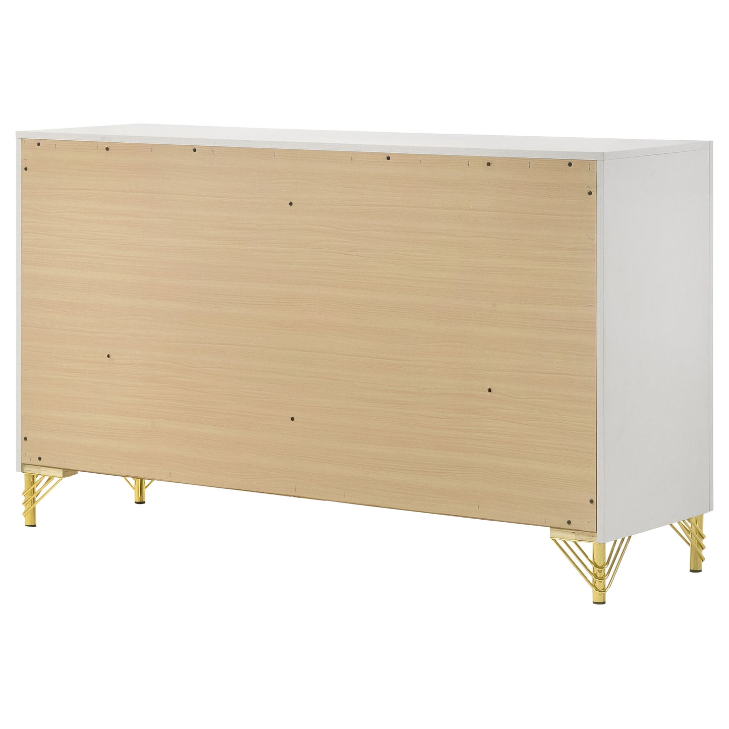 Lucia 6-drawer Dresser White