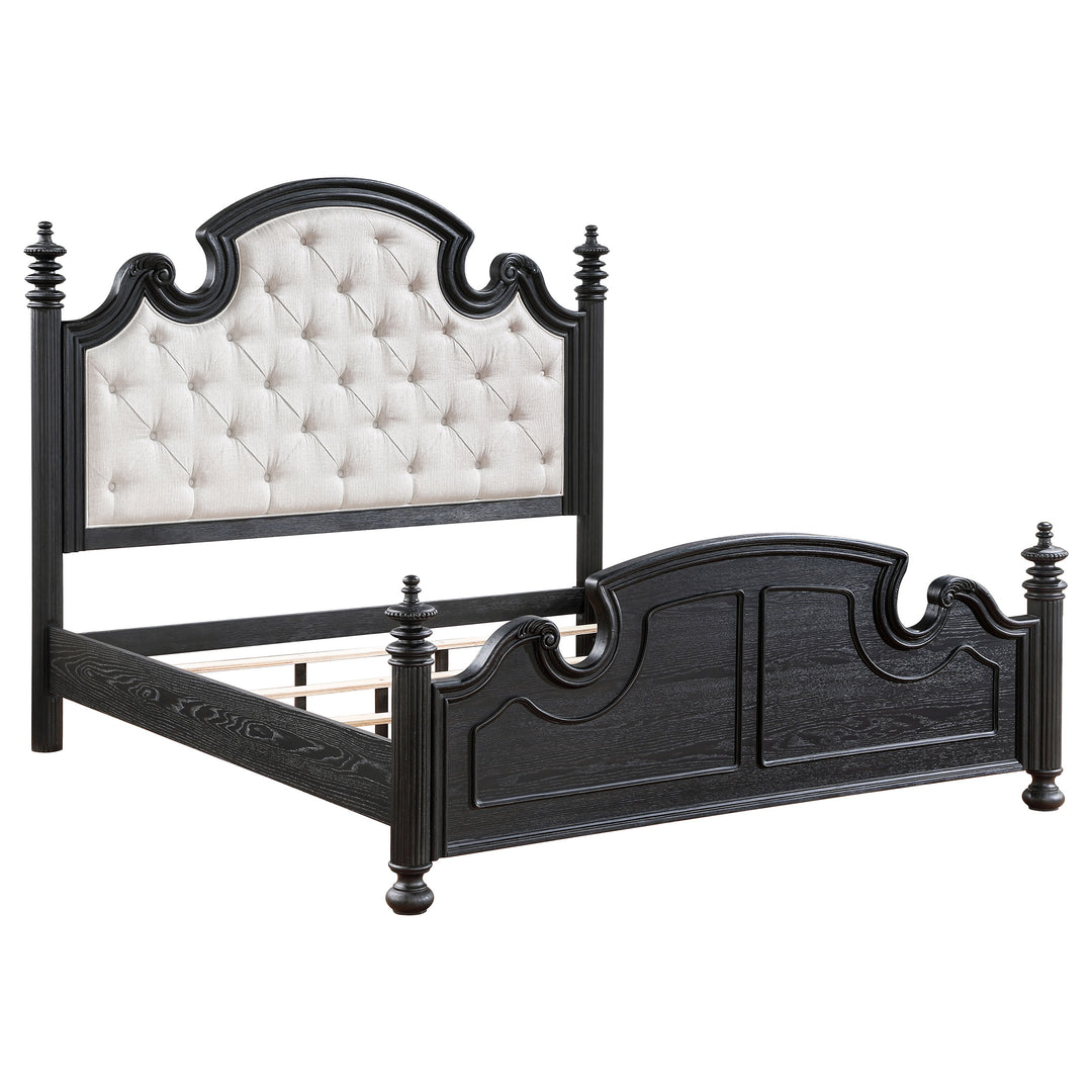 Celina 4-piece Eastern King Bedroom Set Black