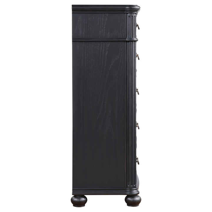 Celina 5-drawer Bedroom Chest Black