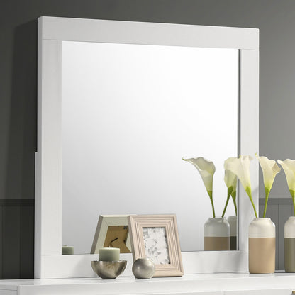 Caraway Dresser Mirror White