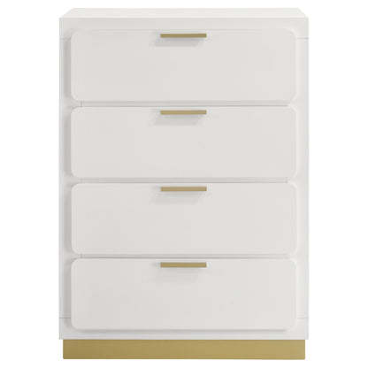 Caraway 4-drawer Bedroom Chest White