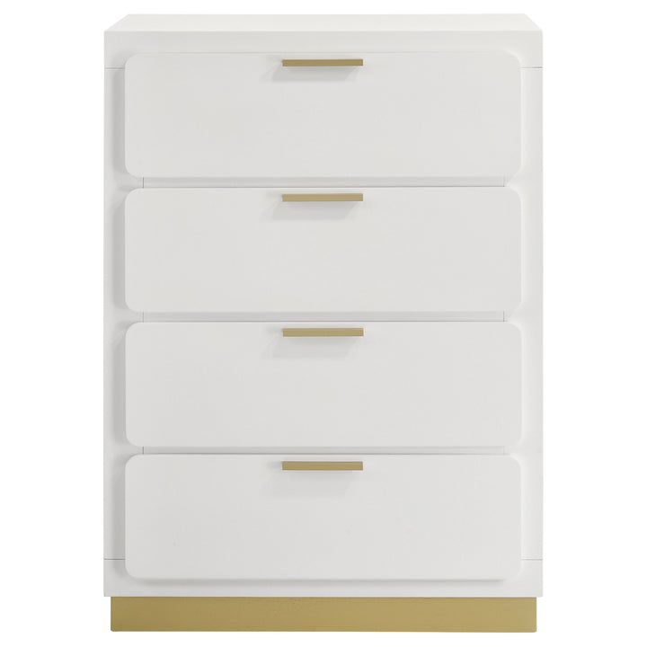 Caraway 4-drawer Bedroom Chest White