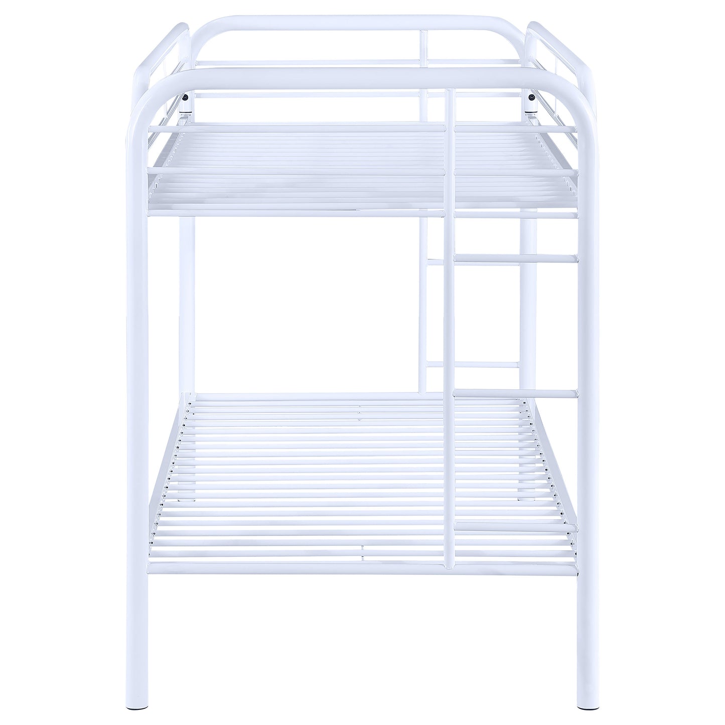 Morgan Metal Twin Over Twin Bunk Bed White