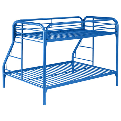 Morgan Metal Twin Over Full Bunk Bed Blue