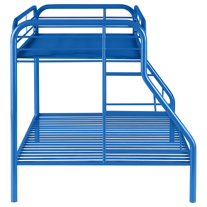 Morgan Metal Twin Over Full Bunk Bed Blue