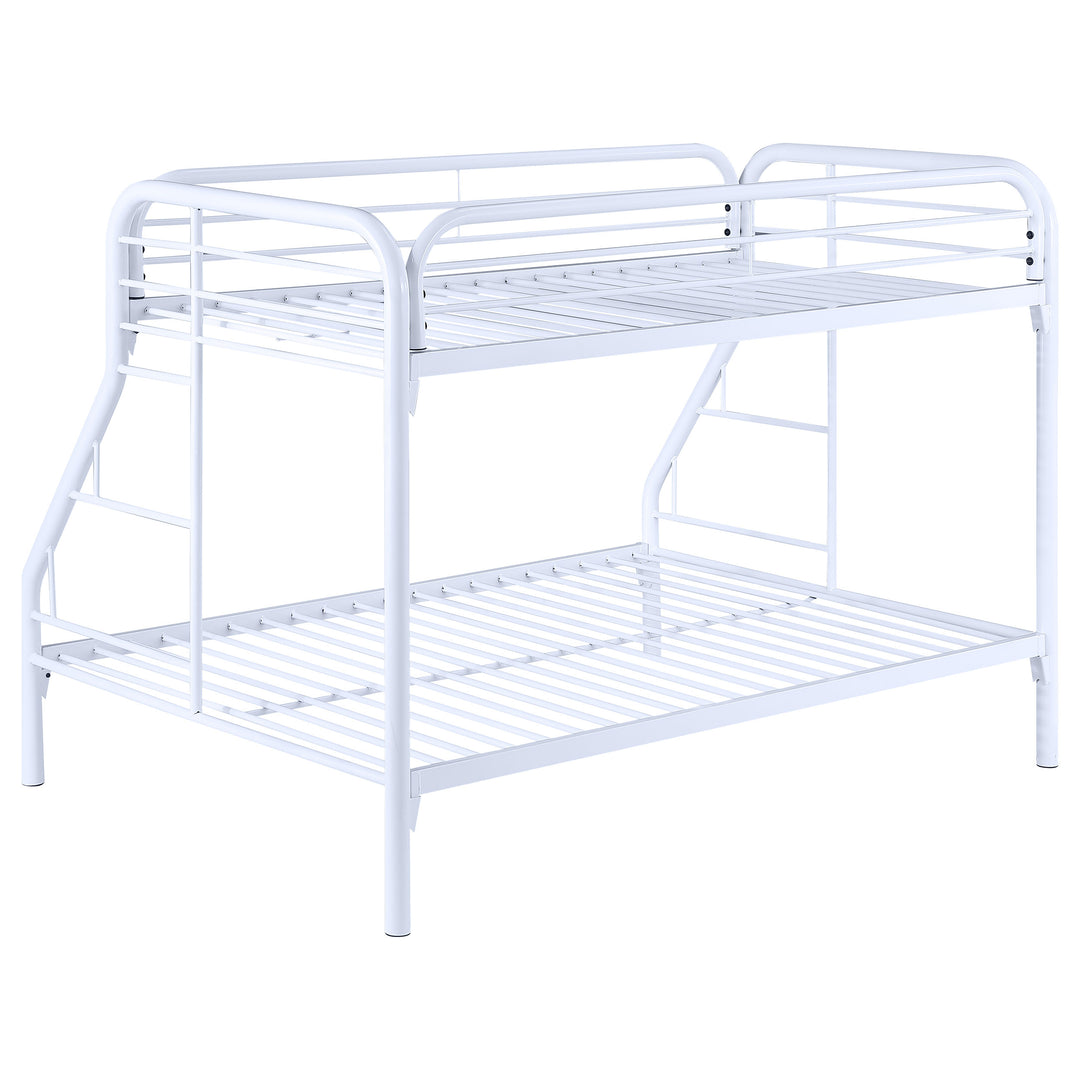 Morgan Metal Twin Over Full Bunk Bed White