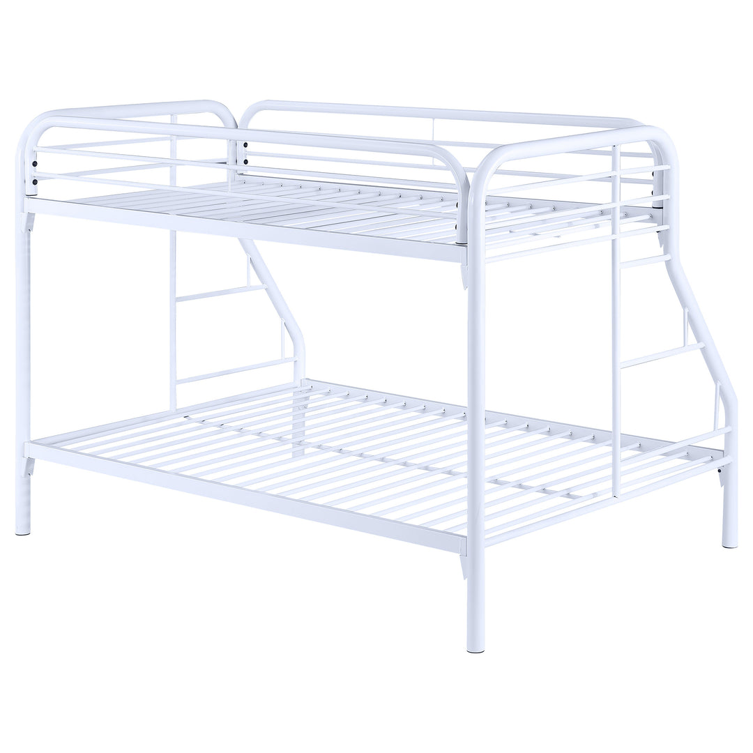 Morgan Metal Twin Over Full Bunk Bed White