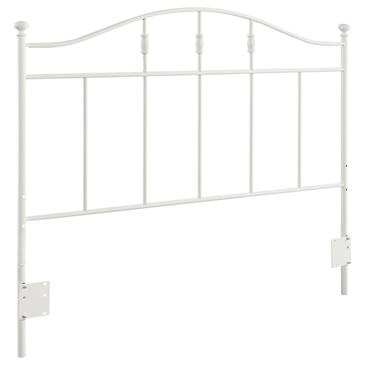 Loane Metal Queen or Full Open Frame Headboard White